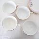 Set of 4 cups and sub-cups Moulin des Loups, vintage