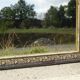 Black and gold mirror, vine leaves 63x88cm
