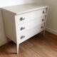 Vintage color twine chest of drawers