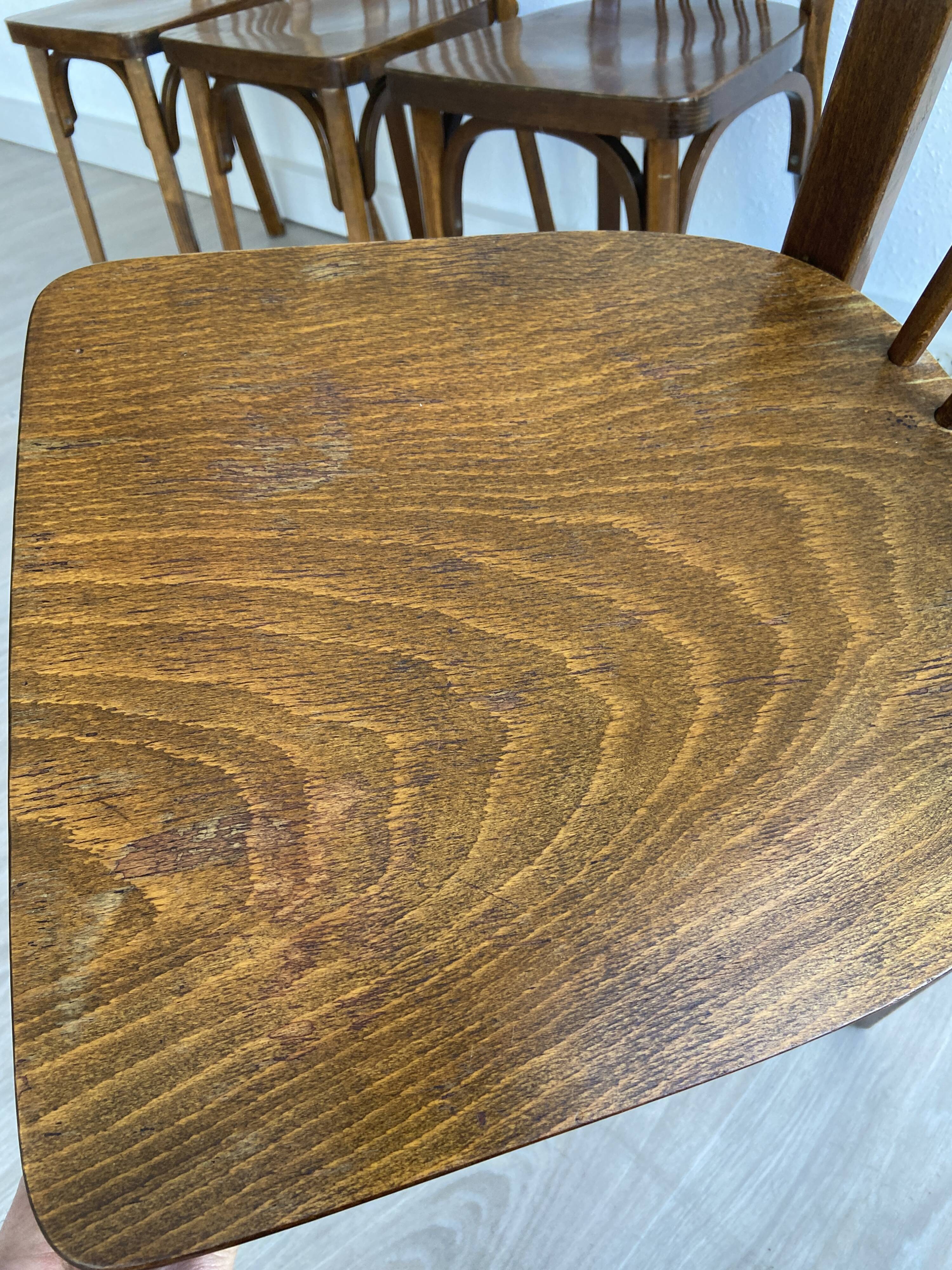 Set of 6 bistro chairs Baumann 60s