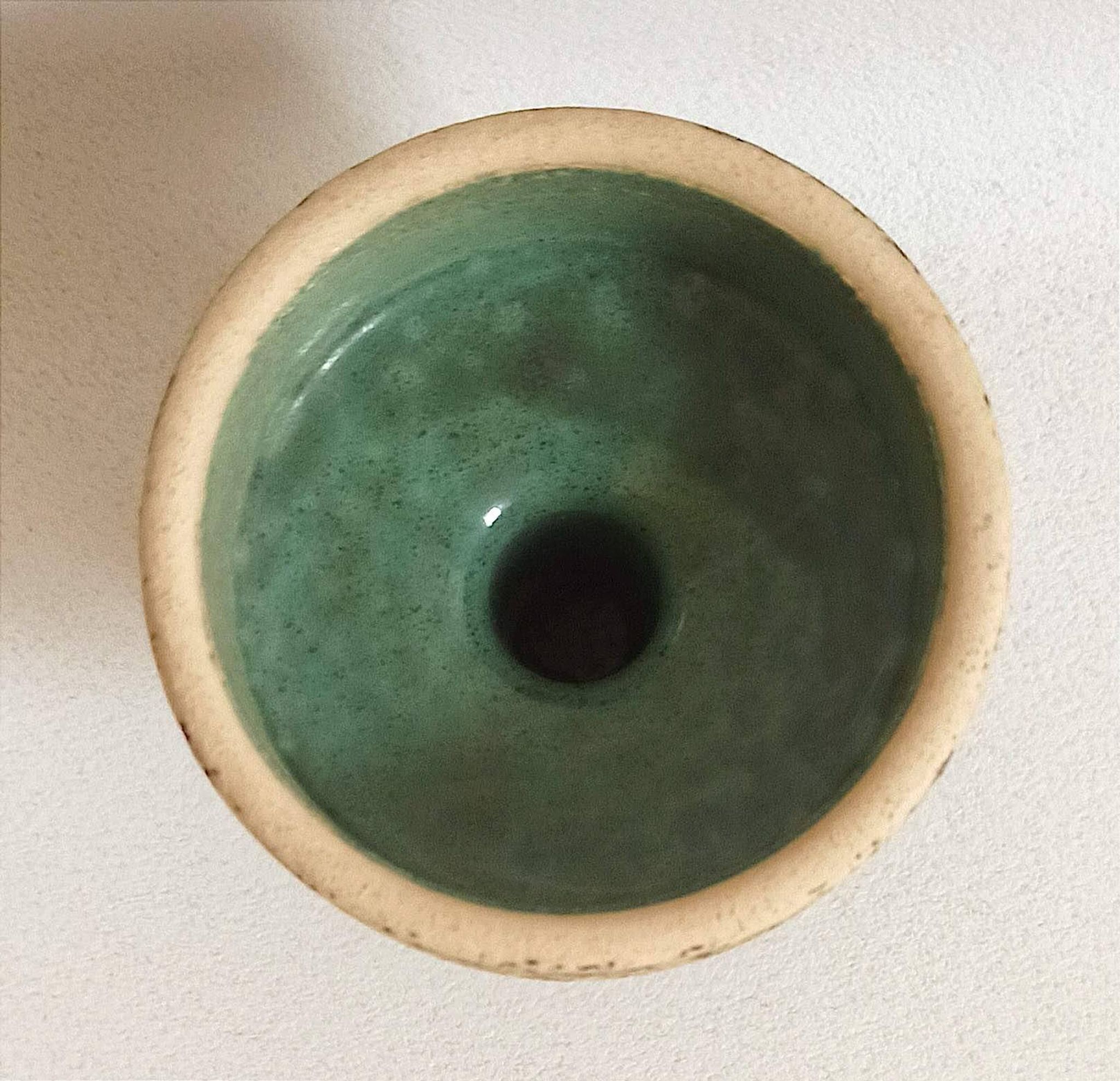 Bougeoir forme coupe de  Pieter Groeneveldt Années 60 Hauteur 9 cm