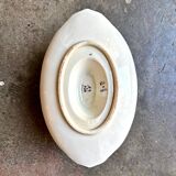 Creil & Montereau brown ironstone sauceboat