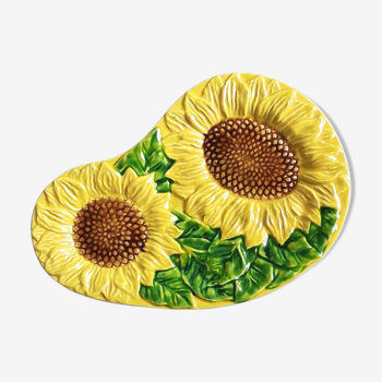 Plat tournesols barbotine