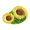 Dish sunflowers dabbling