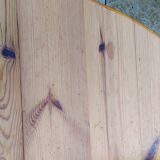 Vintage pine dining table from the 1970s in the style of Rainer Daumiller.