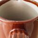 Beige earthenware pitcher, 19th century English pitcher, Lovatt Langley