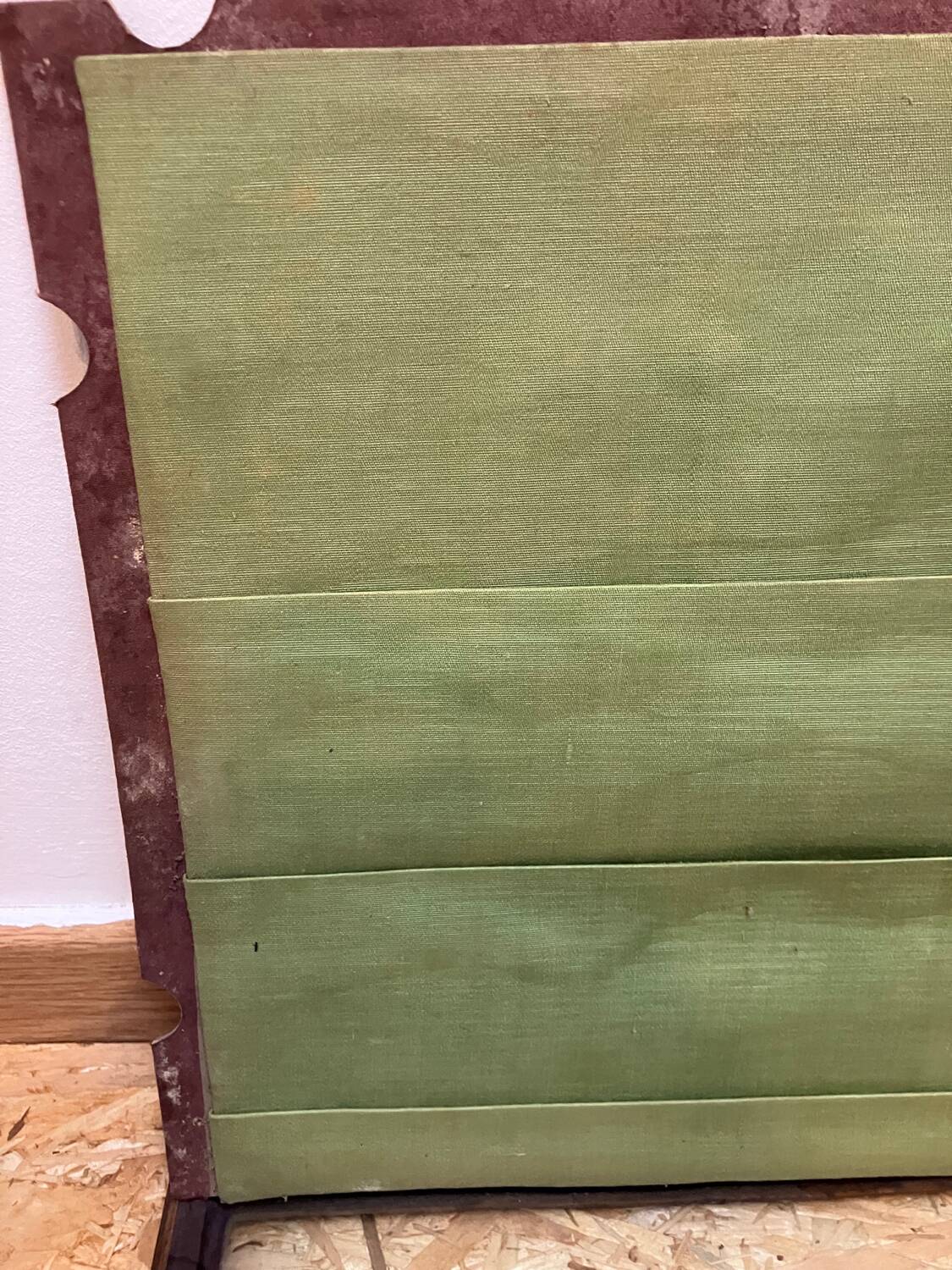 Carved wood photo frame