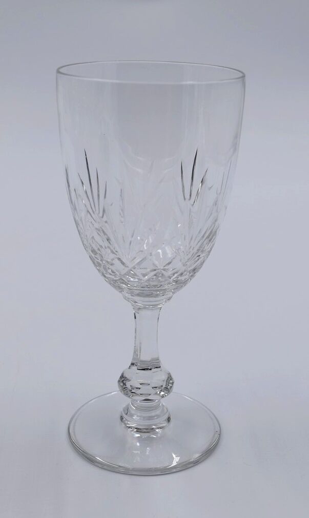 6 Saint Louis crystal water glasses Massenet model