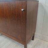 Vintage row walnut sliding doors