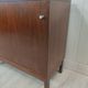 Vintage row walnut sliding doors