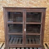 Vitrine en teck