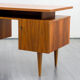 Bureau années 50, noyer, restauré