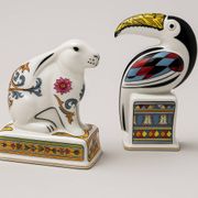 Wedgwood “Noah’s Ark” Figurine Duo – Rabbit and Toucan – English Porcelain