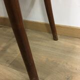 4 old wooden bistro chairs
