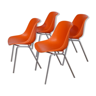 Series of 4 chairs by Eero Aarnio 1970