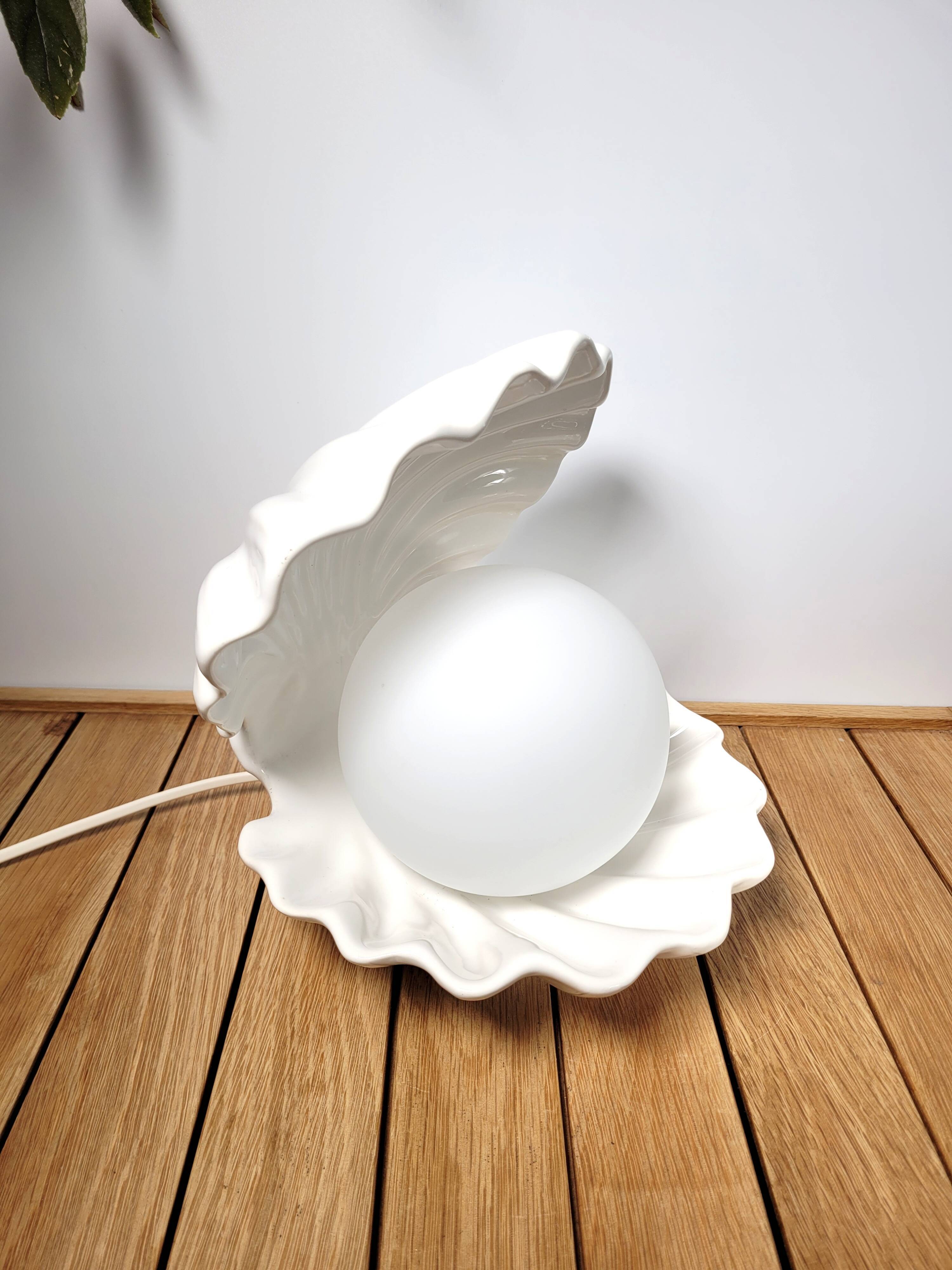 Ceramic shell lamp 1980
