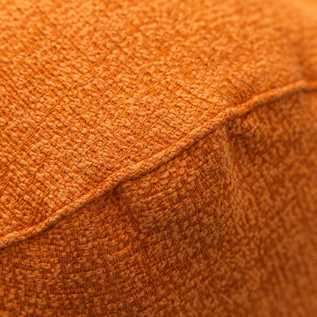 Vintage lounge armchair in orange fabric, 1970s design modernism