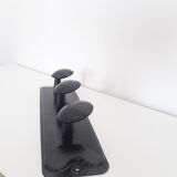 Wall coat rack -Genexco - 3 metal hooks - 1990