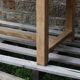 Solid oak farmhouse table – 4 to 6 diners