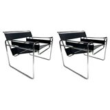 Original Wassily Armchairs attributed to Marcel Breuer for Gavina, 1970s, Set of 2