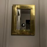 Brass mirror, 41x30 cm