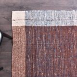 Terracota kilim rug 190x290 cm , Terracota wool Kilim Tapi.