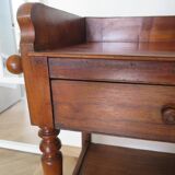 console-old dressing table-side table-mahogany stain