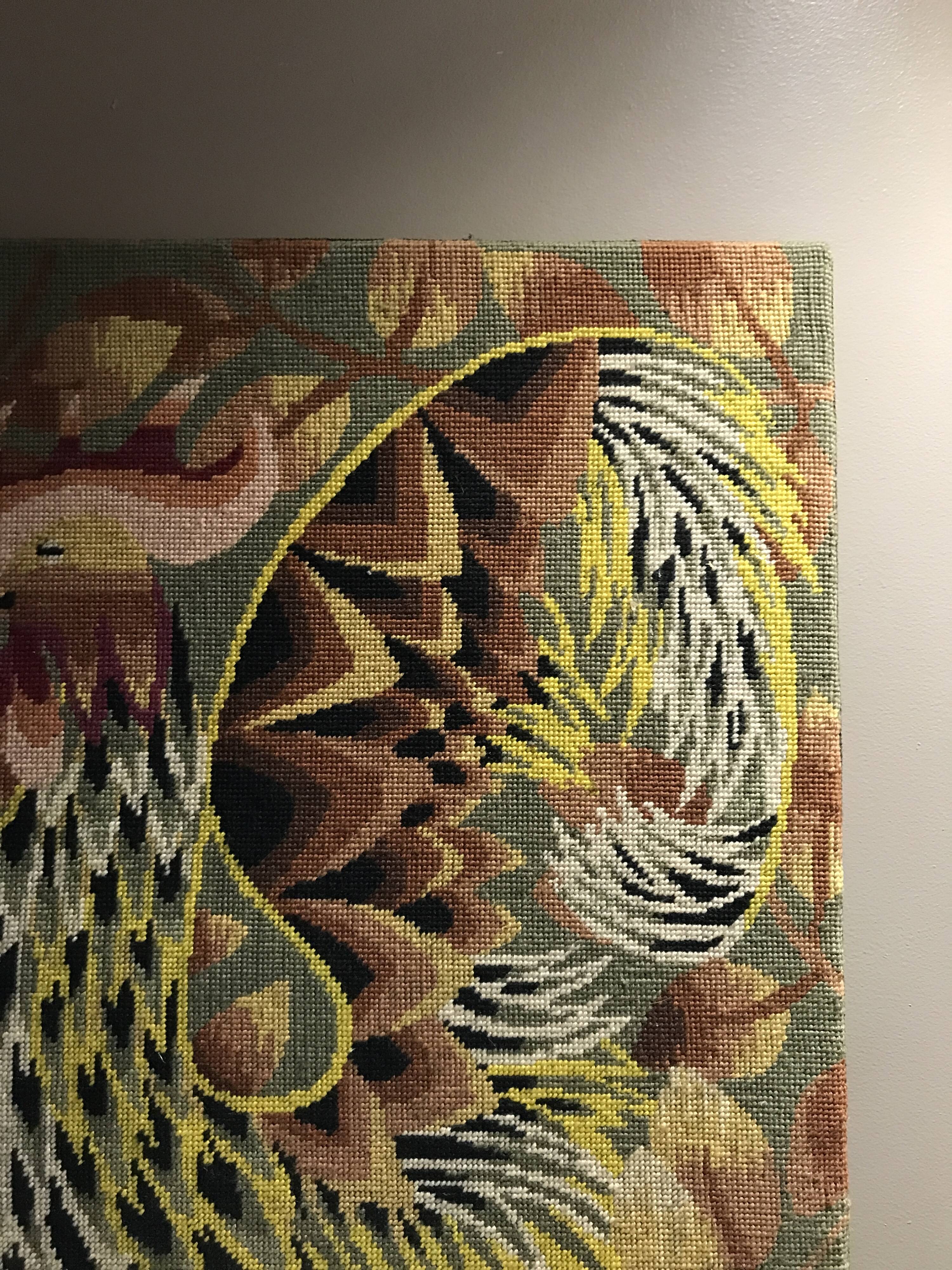 Vintage rooster tapestry