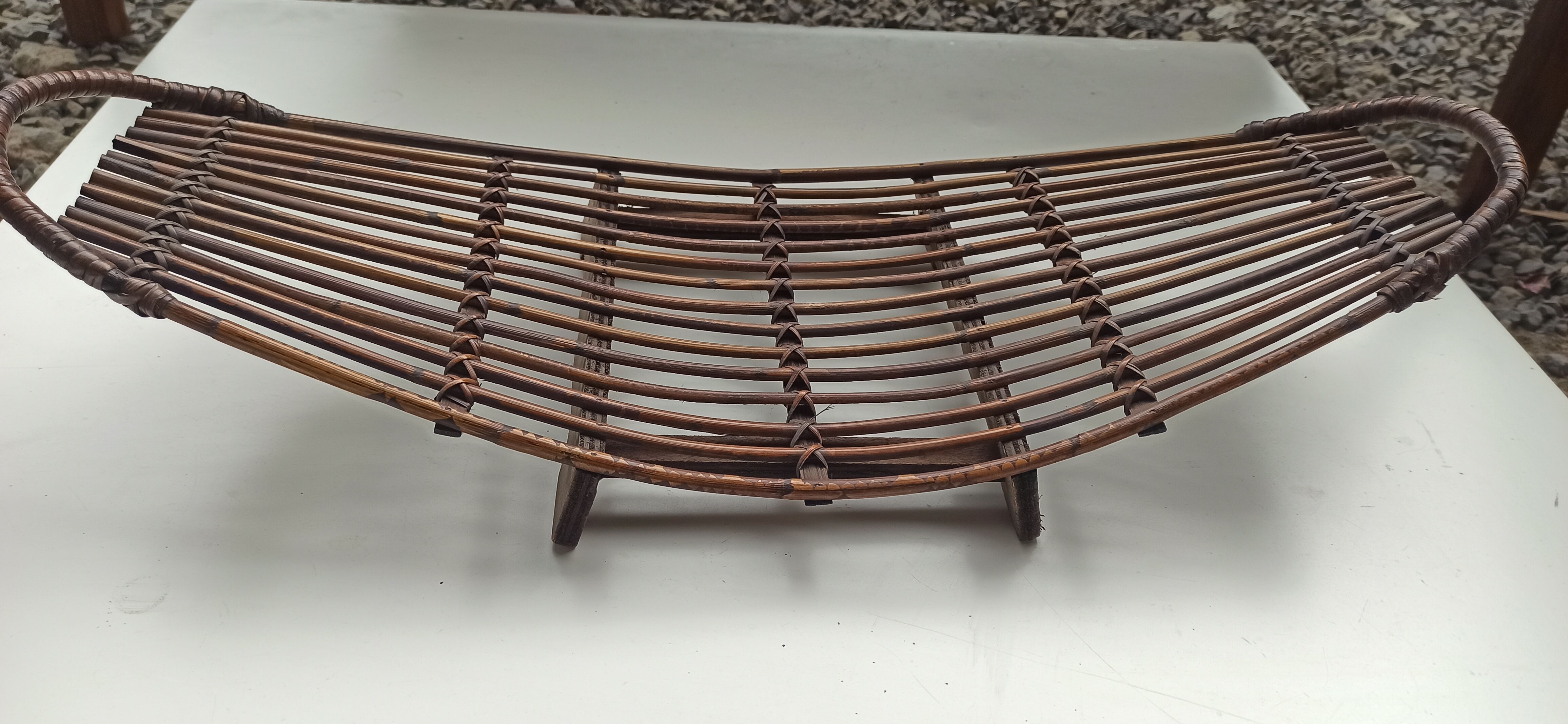 Wooden tray design of the 70s