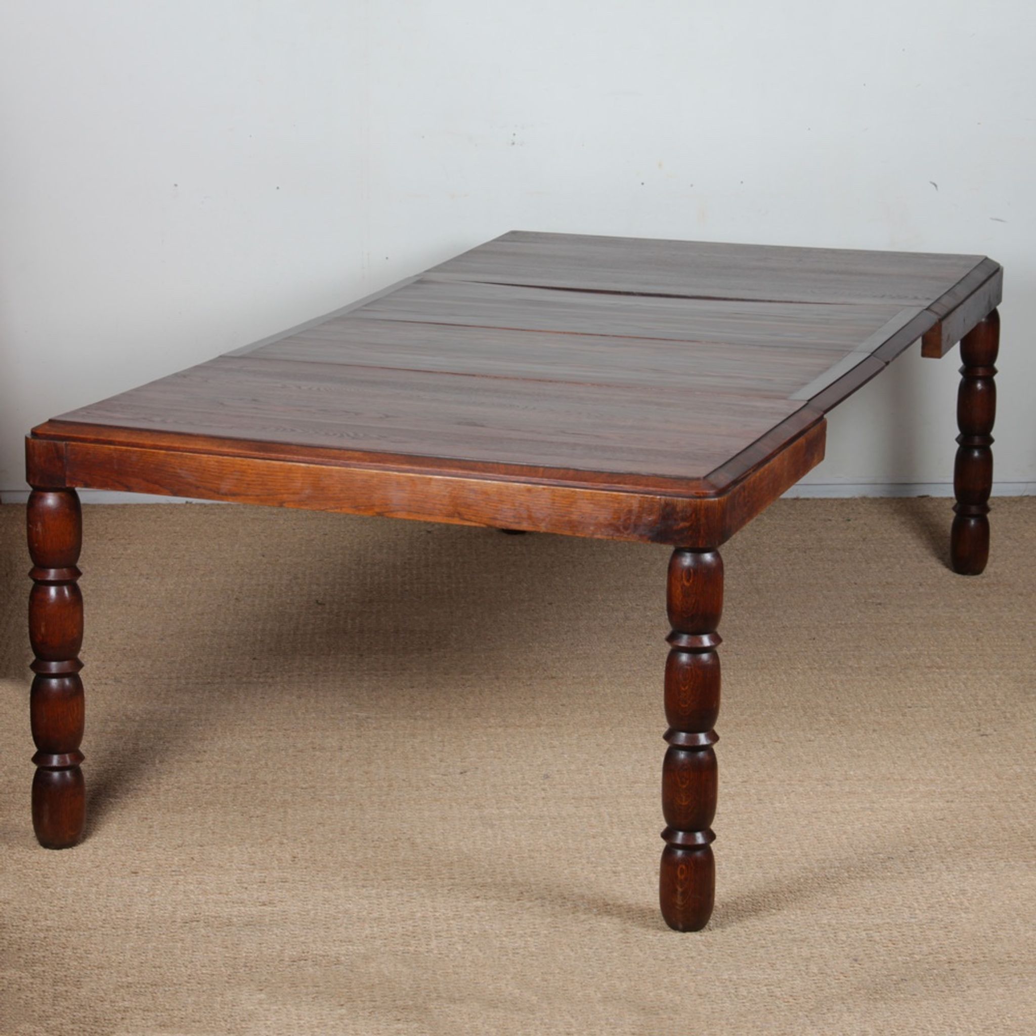 Table de repas extensible, travail français des années 1940