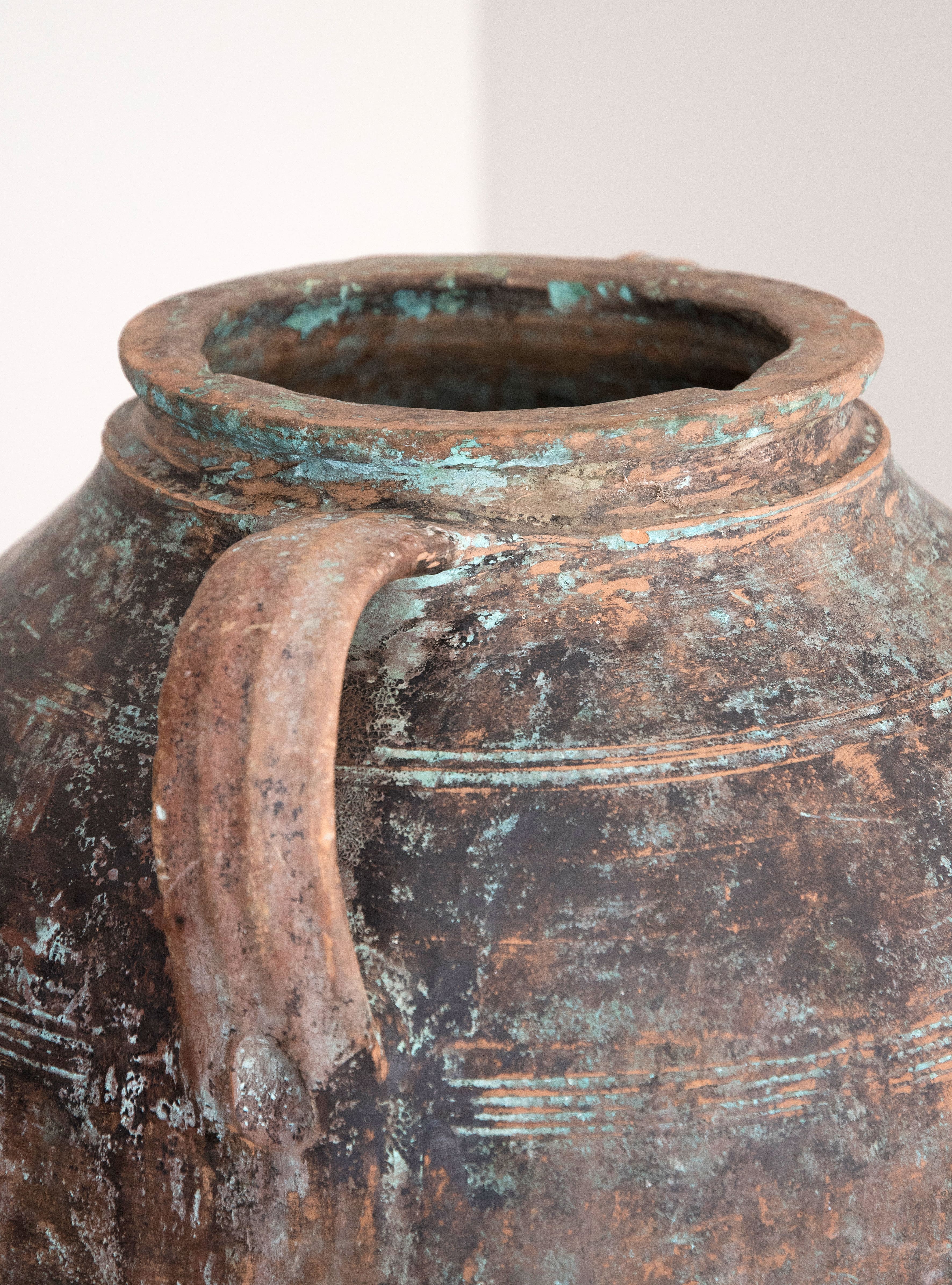 Antique large terracotta amphora