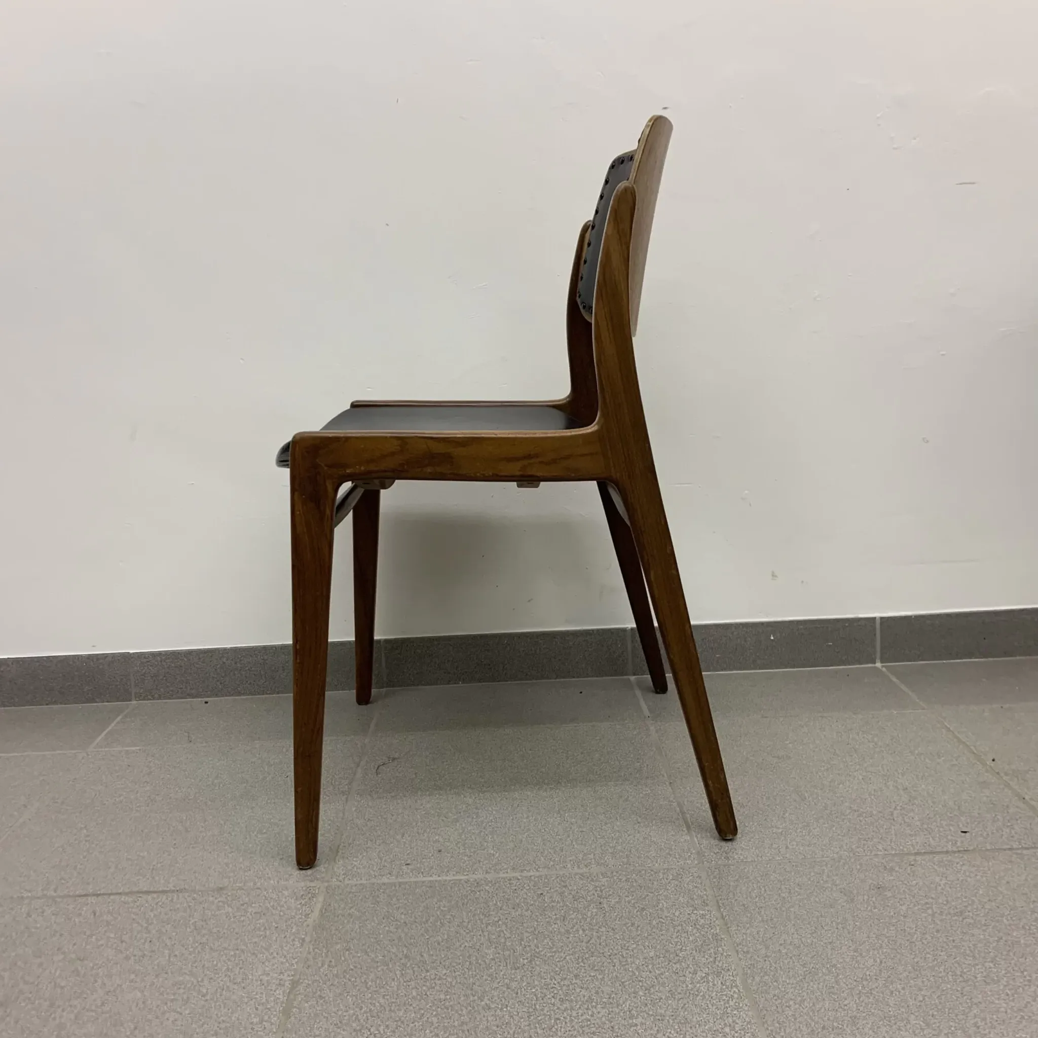 Hartmut Lohmeyer for Wilkhahn 1950s dining chair teak wood design