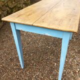 Old antique wooden bistro table