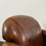 Club chair sheep leather