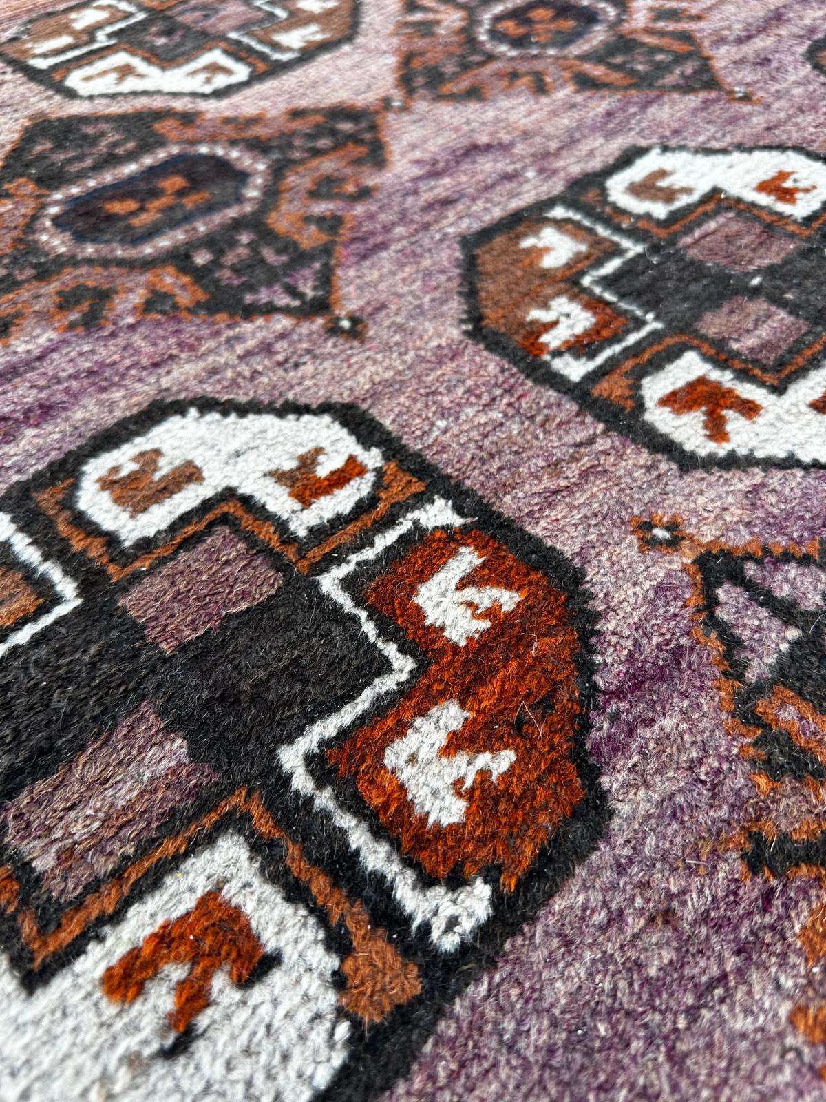 Handmade Persian rug 190cm x 100cm