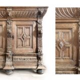 Meuble à têtes de lion