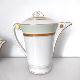 Coffee maker, milk jug and sugar jar porcelain JL&Cie Limoges