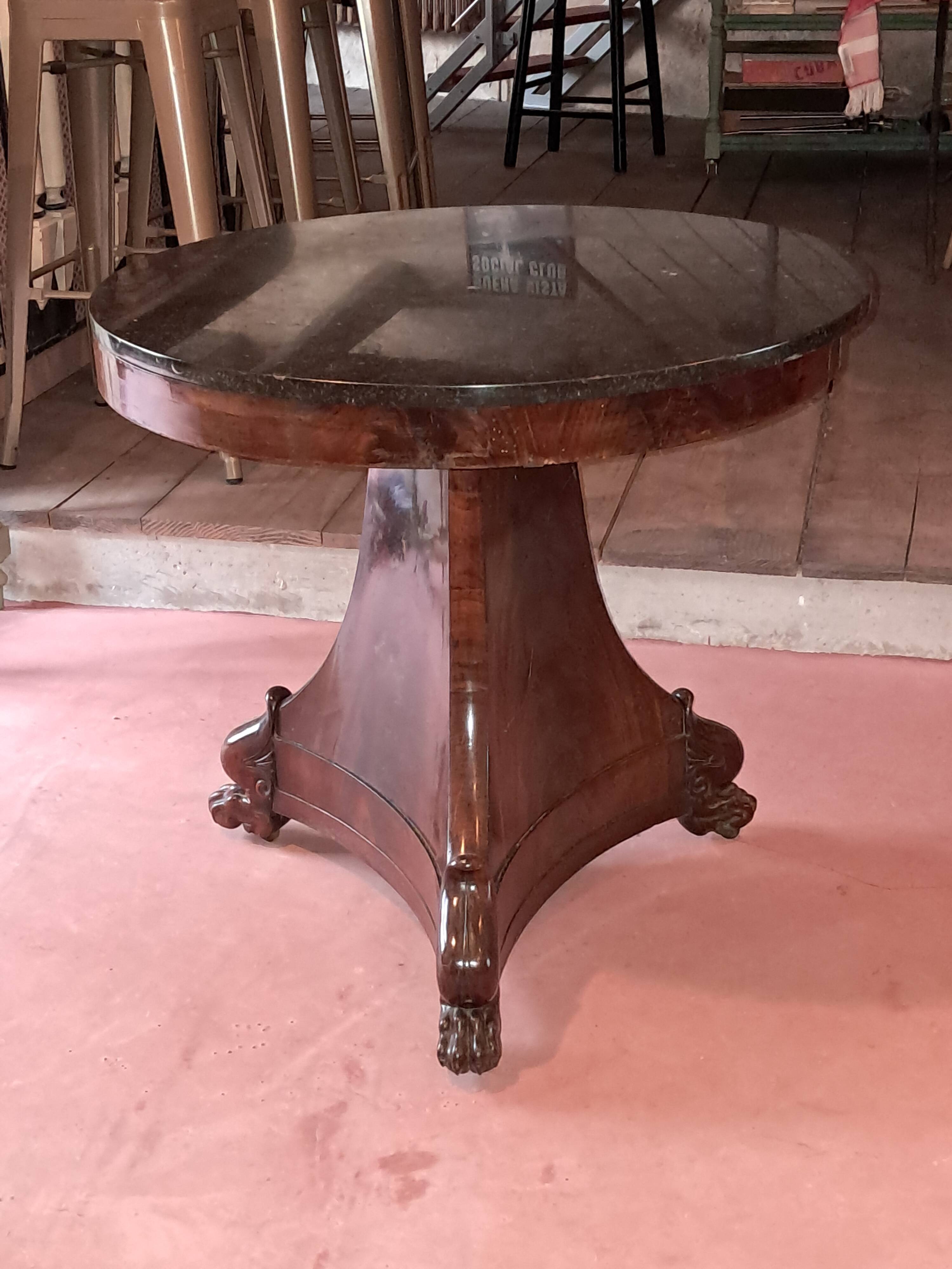 Tripod Gueridon from the Charles X Restoration period