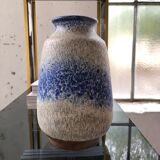 Vase Scheurich bleu moucheté