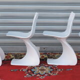 Set of four chairs " Naila " by Christian Adam. Edition Newform
