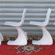 Set of four chairs " Naila " by Christian Adam. Edition Newform
