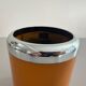 Flush mount in orange plexiglass by Kinkeldey, 1970s, Germany.