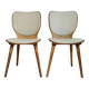 Paire de chaises vintage baumann