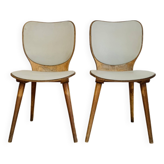 Paire de chaises vintage baumann