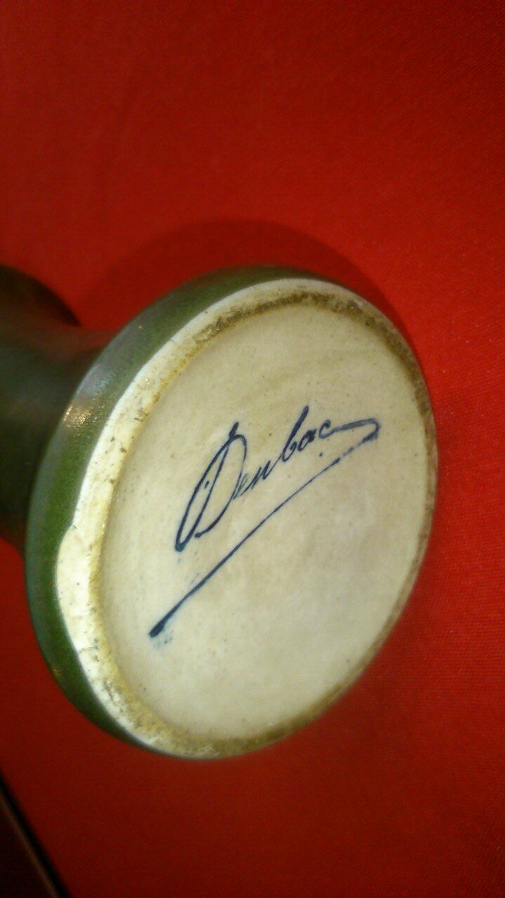 Ceramic vase signed "denbac"