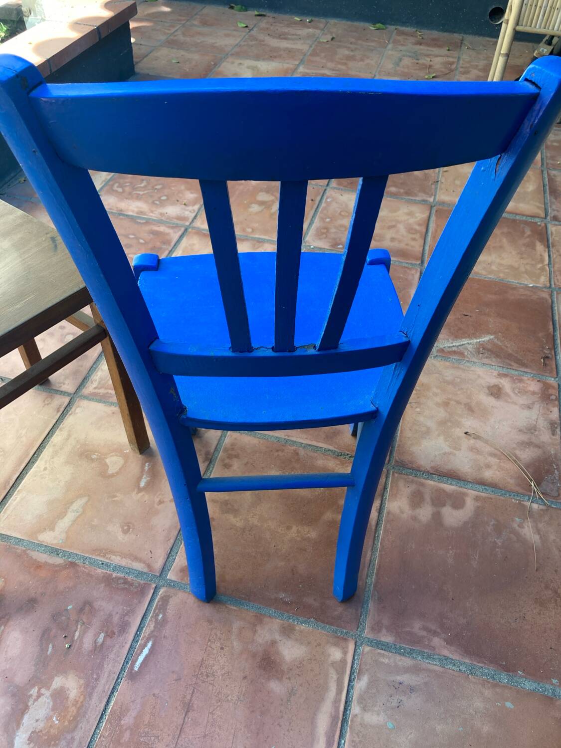 Two bistro chairs