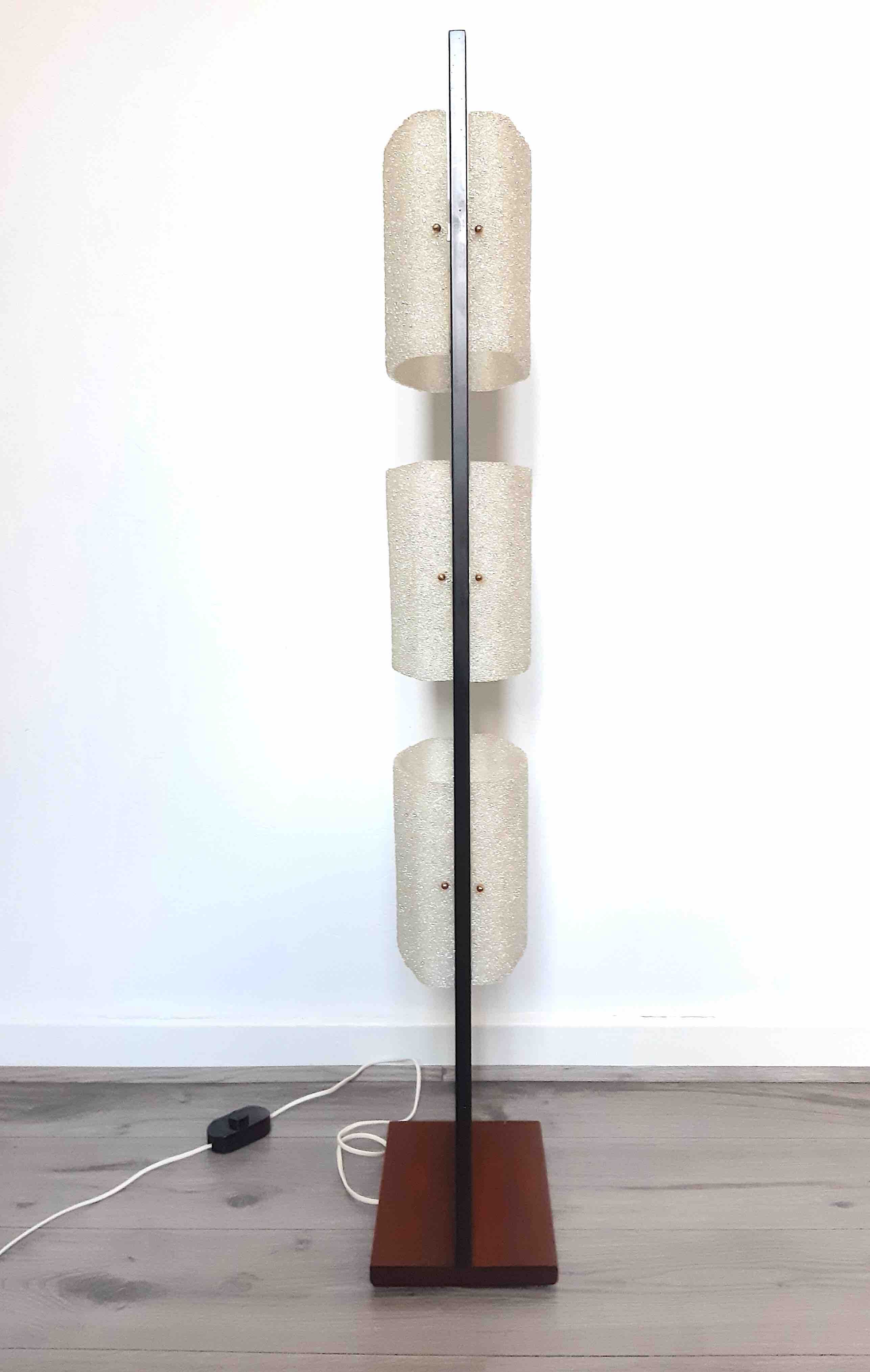 Totem lamp, 50s/60s design, vintage, Modernist, Maison Arlus.