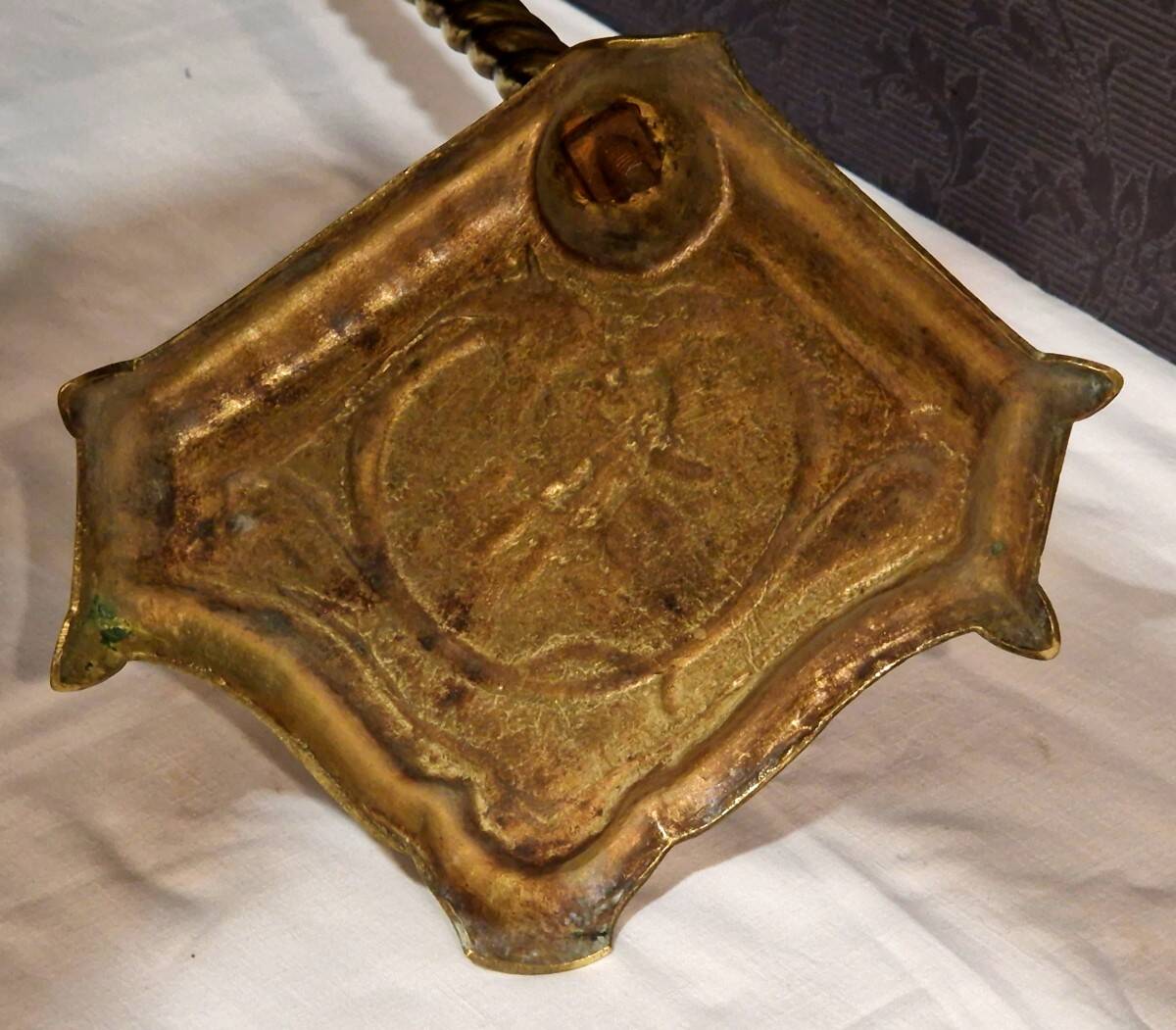 Napoleon III brass serving set