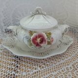 Antique porcelain soup tureen from Naples