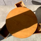 Table à trois tiroirs pivotants des années 1960